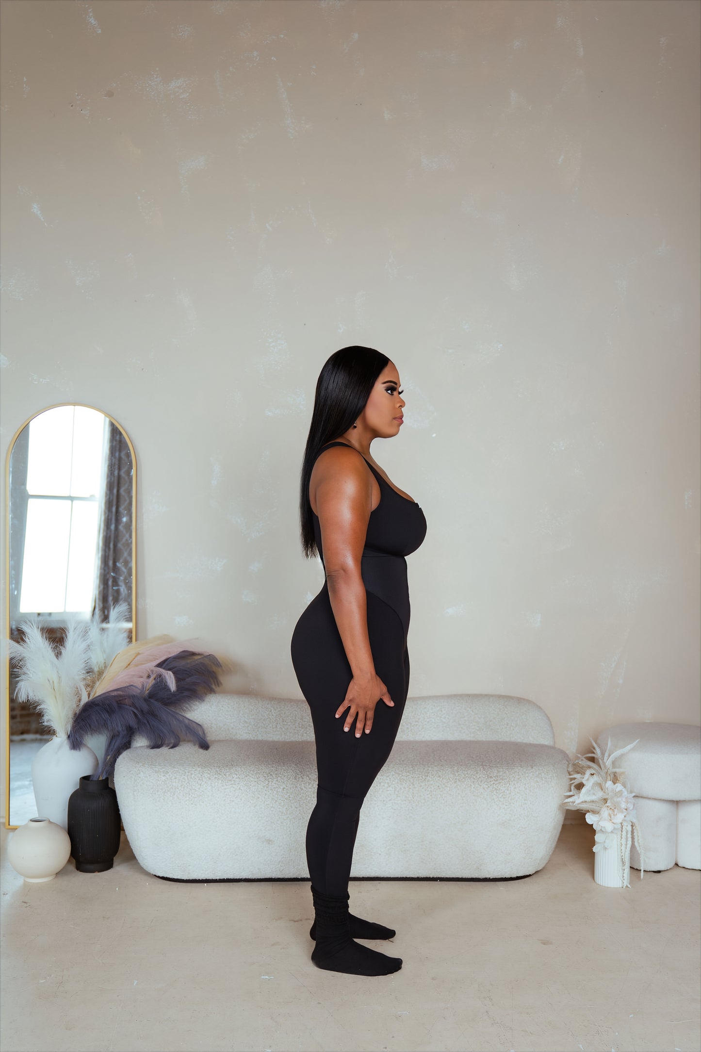 FIT PRETTY SCULPTING JUMPSUIT - PANTS