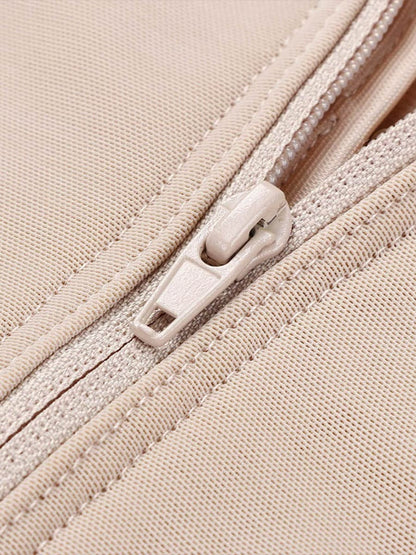 SIDE-ZIP WAIST SCULPTING BUTT LIFT BODYSUIT