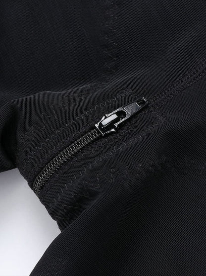 SIDE-ZIP WAIST SCULPTING BUTT LIFT BODYSUIT