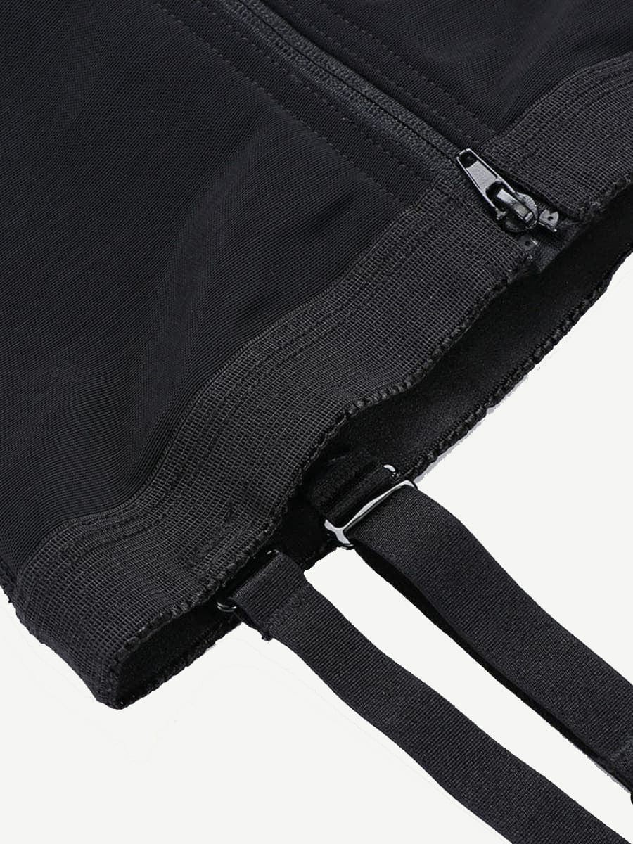 SIDE-ZIP WAIST SCULPTING BUTT LIFT BODYSUIT