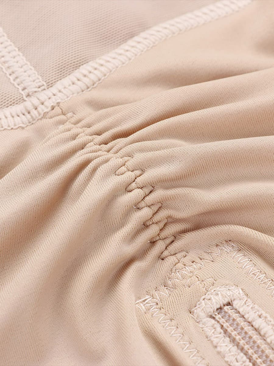 SIDE-ZIP WAIST SCULPTING BUTT LIFT BODYSUIT