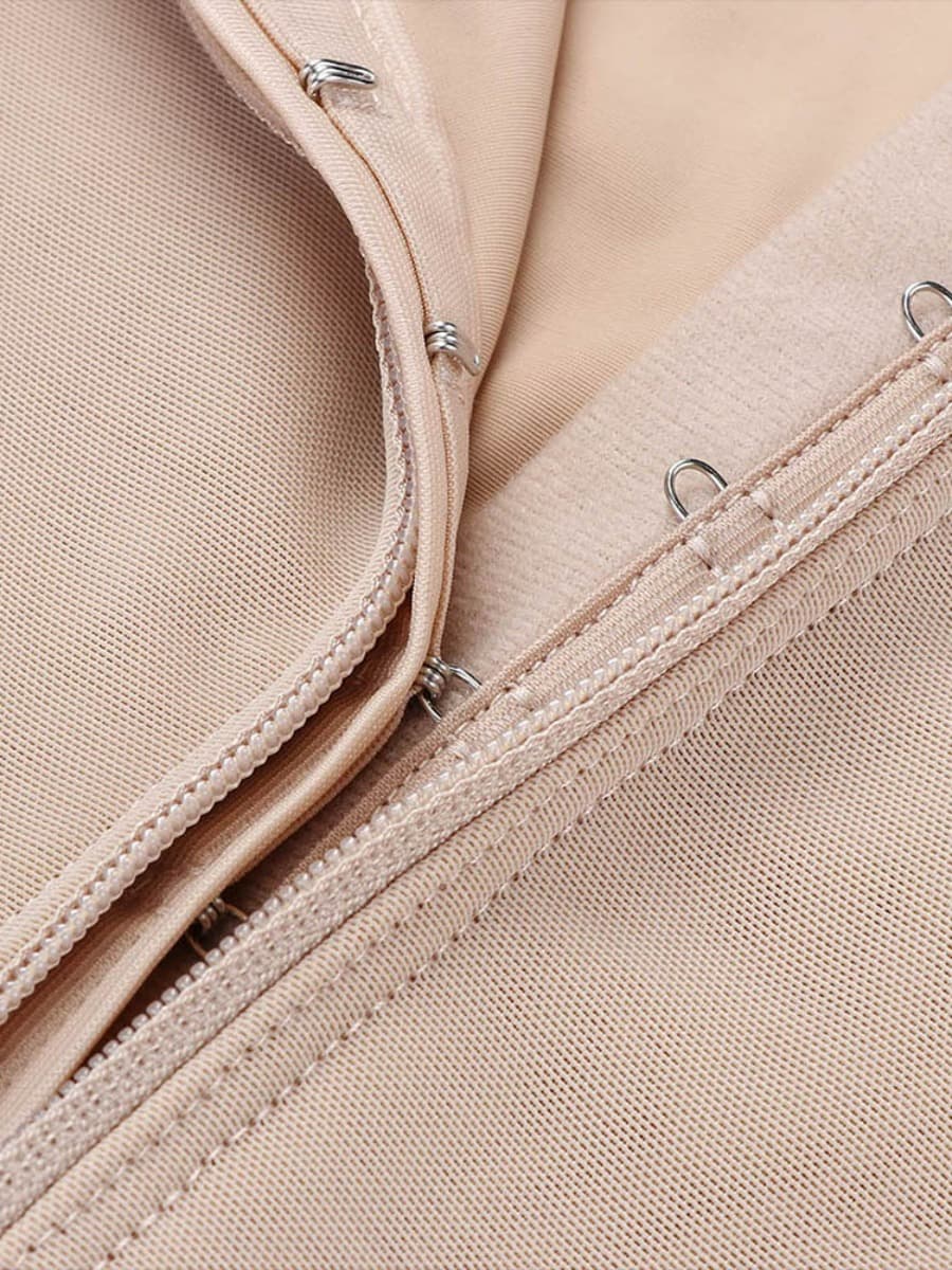 SIDE-ZIP WAIST SCULPTING BUTT LIFT BODYSUIT